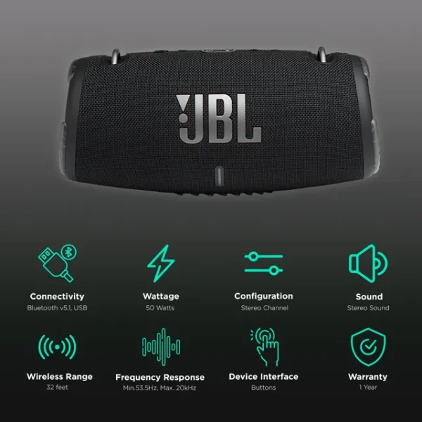 JBL Xtreme 3 Bluetooth Speaker - Image 6