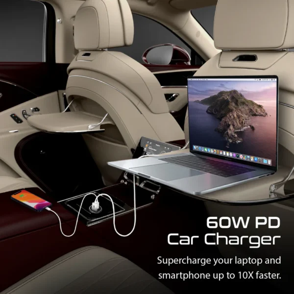 Promate Bullet-PD60 RapidCharge™ Mini Car Charger