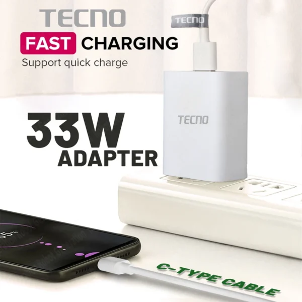 TECNO 33W USB-A Charger