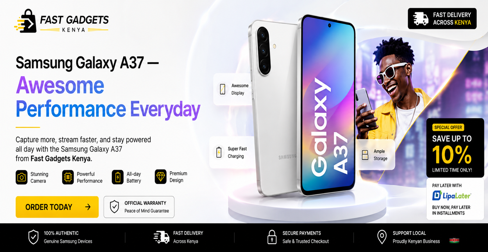 Galaxy A37 Banner